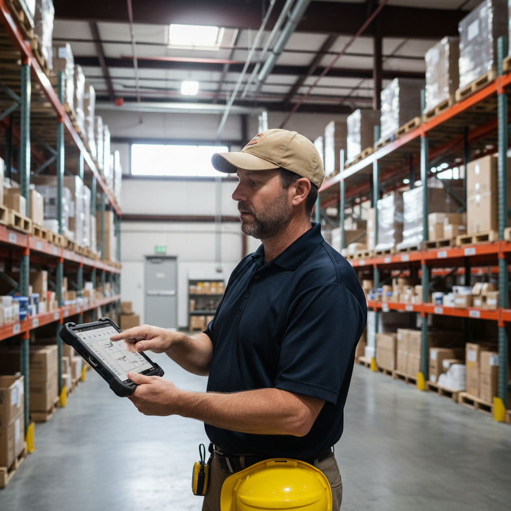 Upright Professional Inspections doing a commercial inspection in Academy.