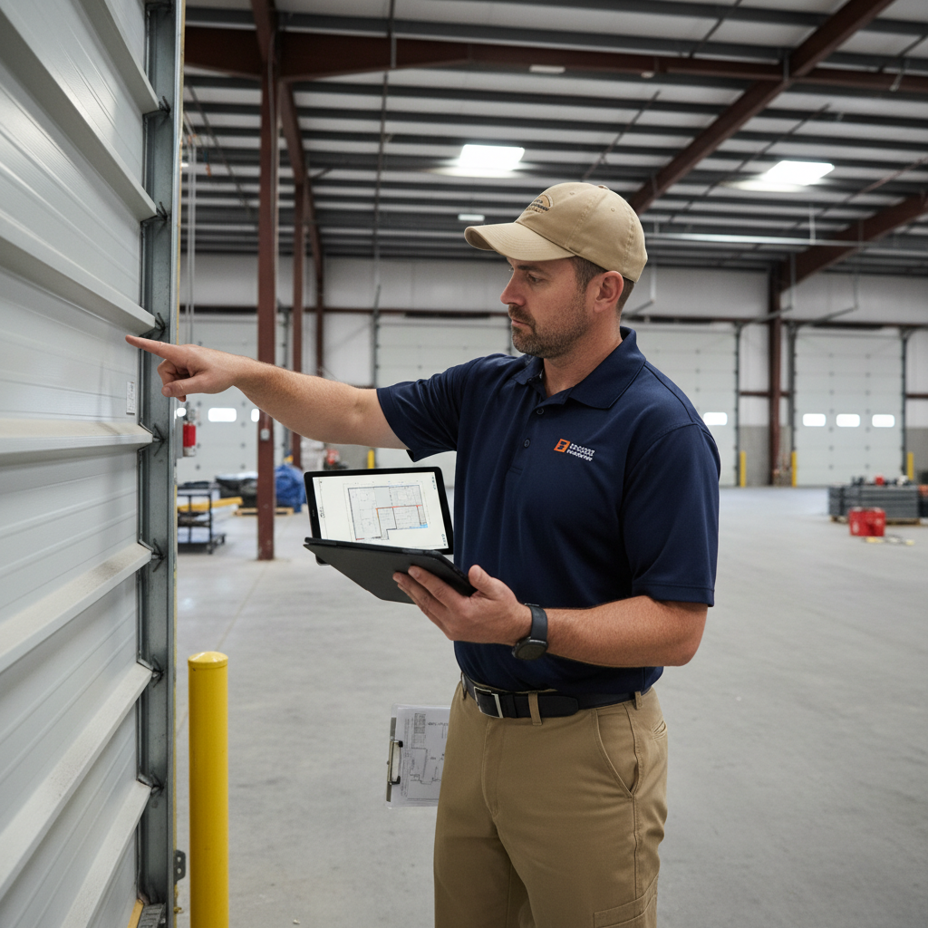 Upright Professional Inspections doing a commercial inspection in Clifton.