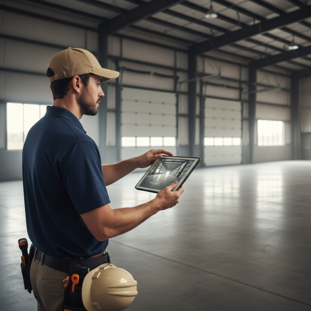 Upright Professional Inspections doing a commercial inspection in Gatesville.